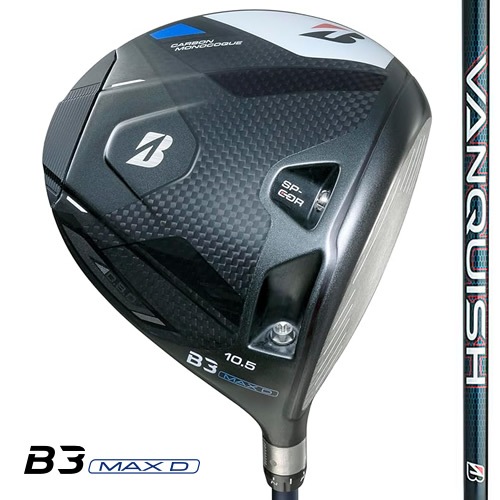 日本仕様 ブリヂストン B3MAX D ドライバー 純正カーボン VANQUISH 