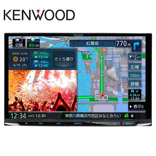 新品 ケンウッド 彩速ナビ MDV-S810L カーナビ 8V型 AV
