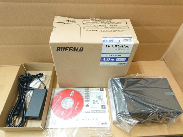 中古動作品 BUFFALO NAS Link Station LS520D HDD 2TB*2 計4TB BUFFALO
