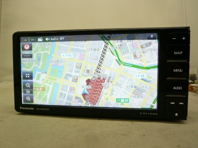 中古】 パナソニック ストラーダ CN-HA01WD メモリーナビ 地デジ 