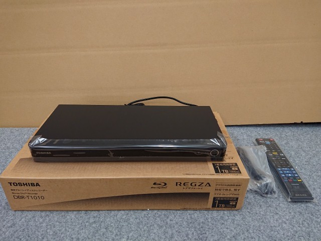 未使用品】 東芝 REGZA ブルーレイディスクレコーダー DBR-T1010 