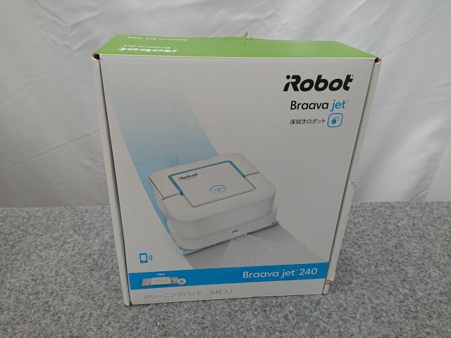iRobot ブラーバジェット　240 床拭きロボット　未使用品 未使用品】 アイロボット iRobot ブラーバジェット240 床拭きロボット