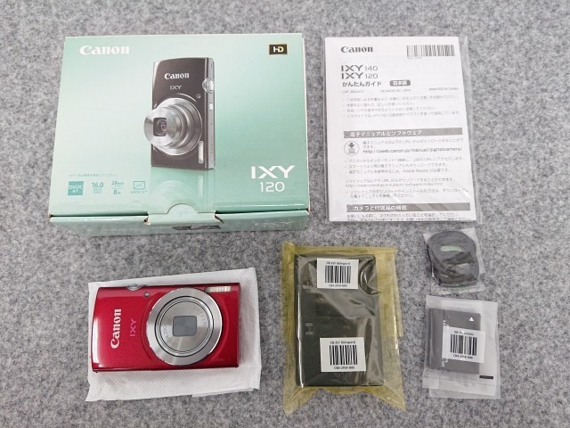 未使用品】 Canon IXY 120 レッド コンパクトデジタルカメラ IXY120