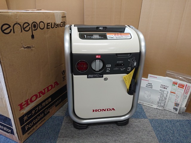 未使用品】 ホンダ 発電機 EU9iGB エネポ カセットボンベ式 ポータブル