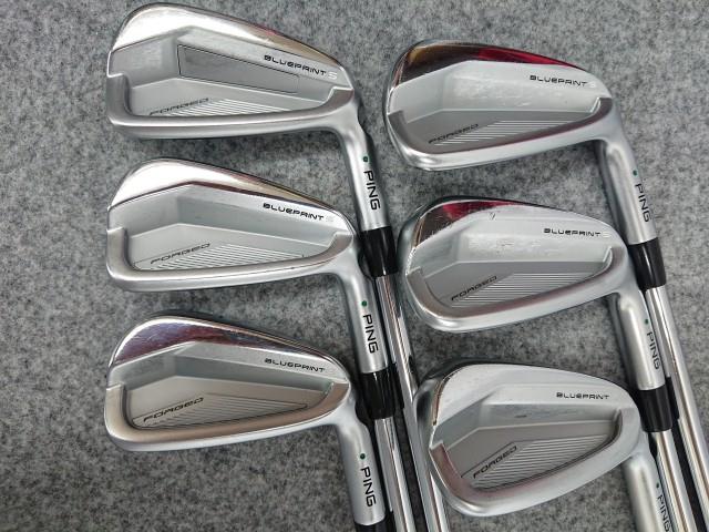 中古】 PING ピン BLUE PRINT S ブループリントS 緑ドット #5-PW 6本