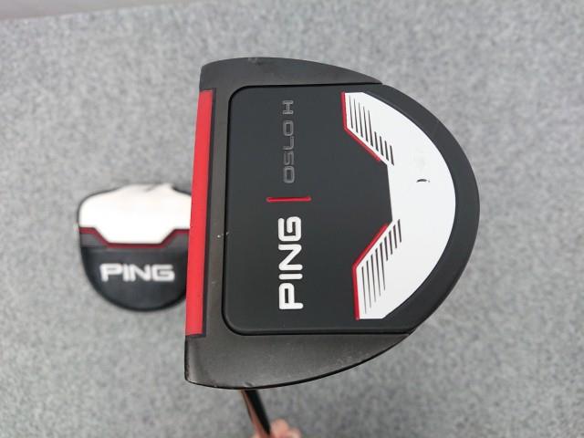 PING - PING 2021 OSLO H レフティ 長さ調整可 中古】 左用 PING ピン 2021 OSLO H 黒ドット 34インチ レフティー 長