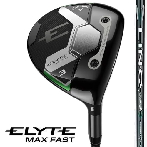 ���ܻ��� ����������� 2025 ELYTE MAX FAST ���꡼�� �ޥå����ե����� �ե������������å� ���������ܥ� LIN-Q GREEN 40 for Callaway �ե�å�����R