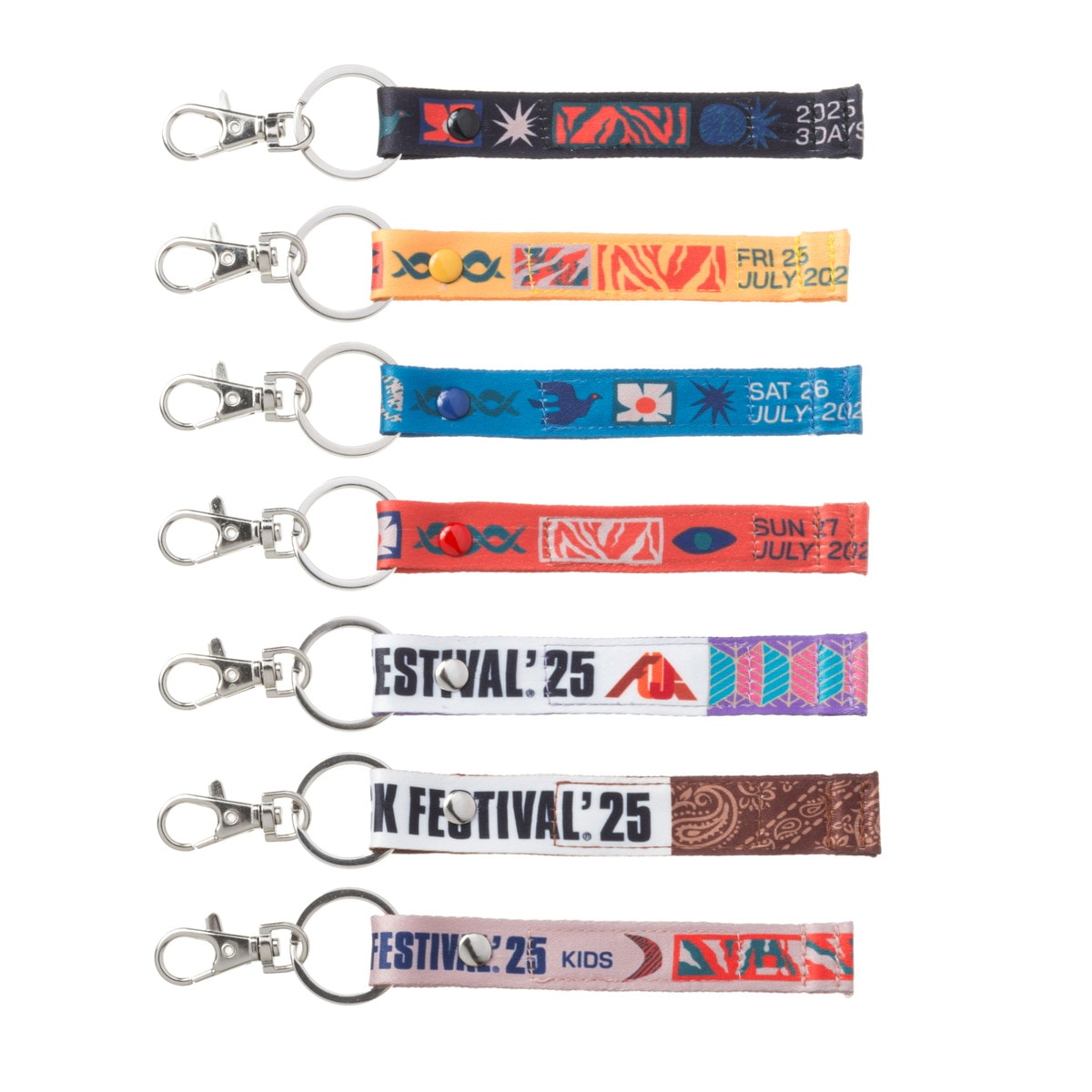 FUJI ROCK '26 リストバンドキーホルダー | GOODS | GREENonRED