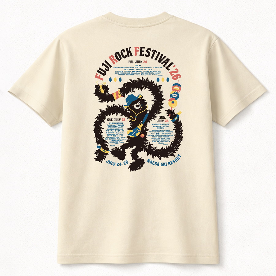 FUJI ROCK '26 �����꡼�饤��ʥå� �ե������T�����