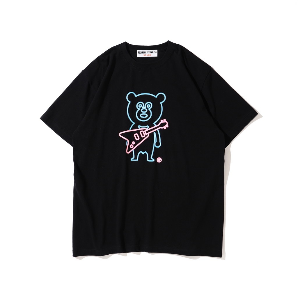 FUJI ROCK FESTIVAL�� 24 �� BEAMS : ELECTRIC GUITAR BEAR Tee