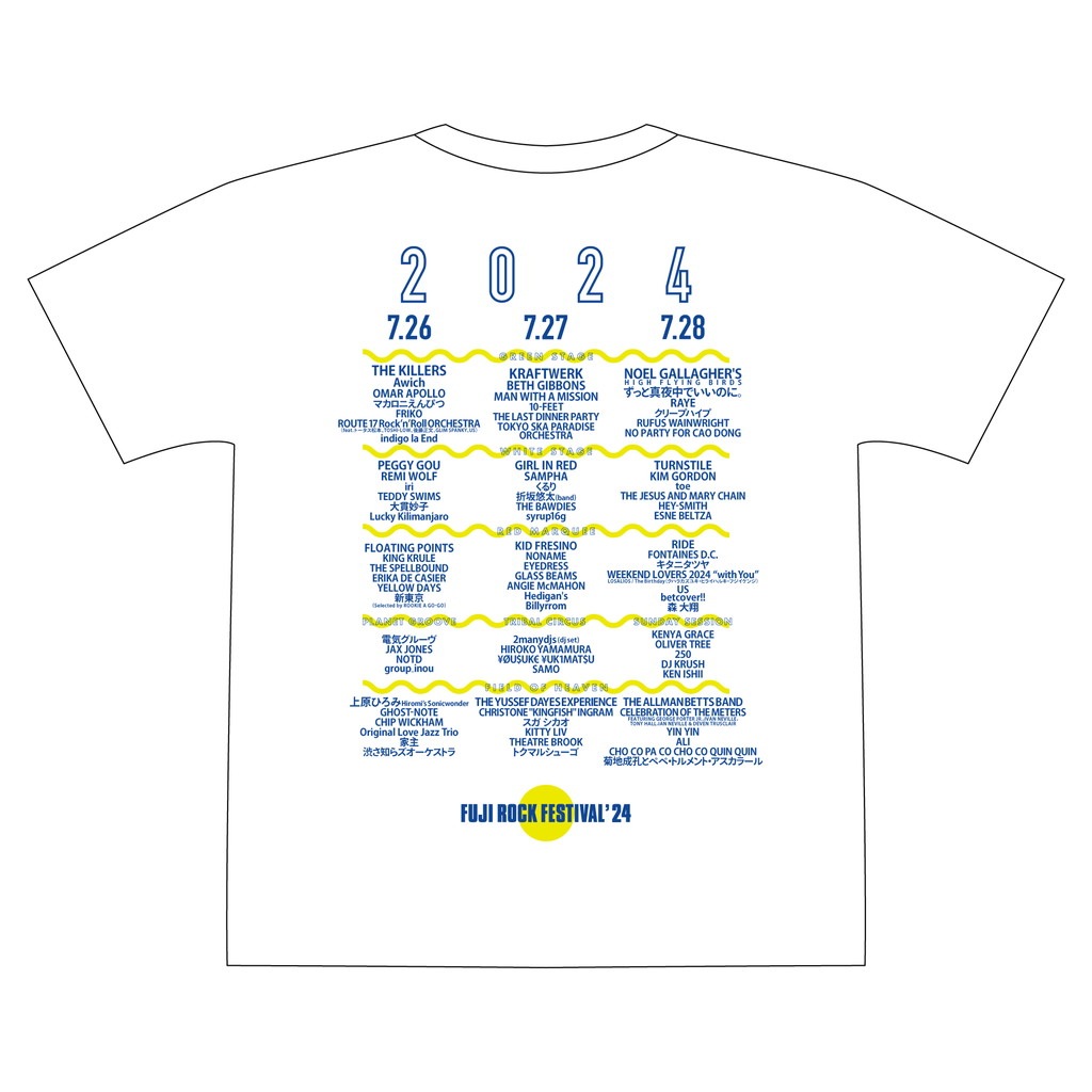 �ڽб��̾�����FUJI ROCK '24 Chill Guitar T�����