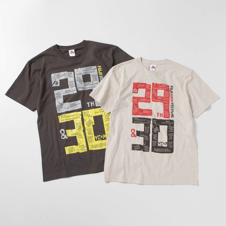 【値下げ】【希少】Geez focus1 虎目 ユニロック FUJI ROCK '26 29TH & 30YEAR Tシャツ | GOODS | GREENonRED