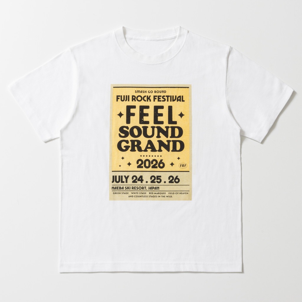 FUJI ROCK '26 SOUND GROUND TEE�ʽб��̾�����