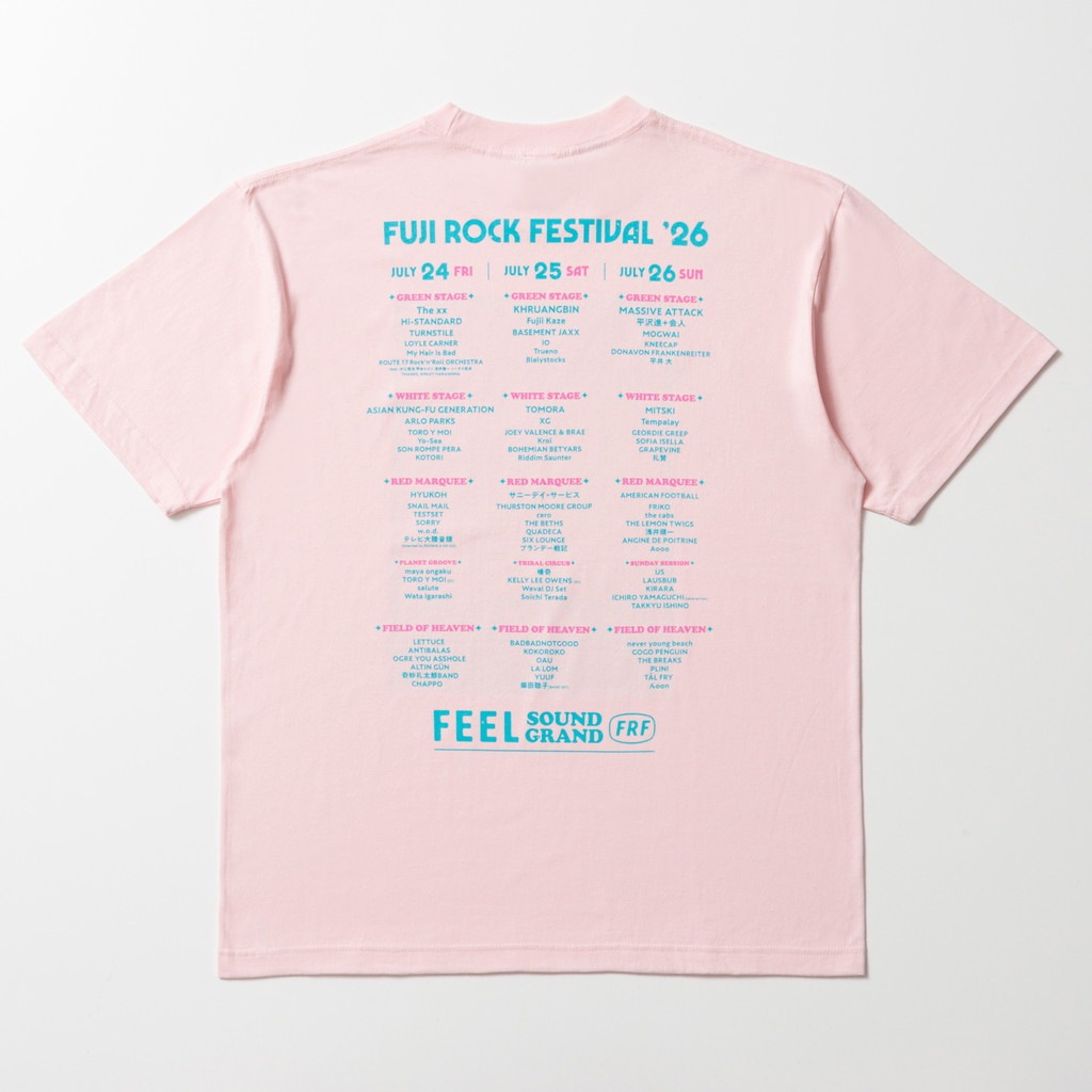 FUJI ROCK '26 SOUND GROUND TEE�ʽб��̾�����