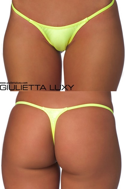 シンプルTバックミニ・イエロー