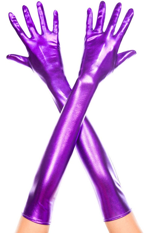 Extralongメタリックグローブ・パープル