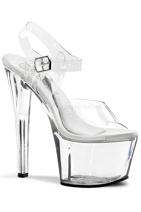 [ Pleaser プリーザー ] 前底ケース仕様ハイヒール サンダル ミュール/ TRE708/C/M