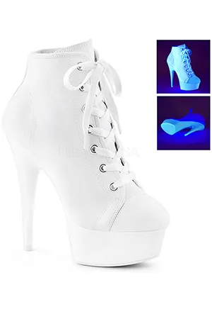 [ Pleaser プリーザー ] スニーカーショートブーツDEL600SK-02 / WCA / NW・ホワイト