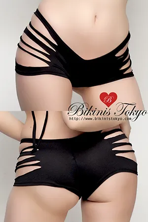 スラッシュカットボトム・ブラック