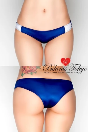 スーパーウェット素材ローライズスポーティショーツ・ネイビー