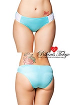 【ユニセックス】太ラインショーツ・ベビーブルー|パンティ・ショーツ|下着・ランジェリー