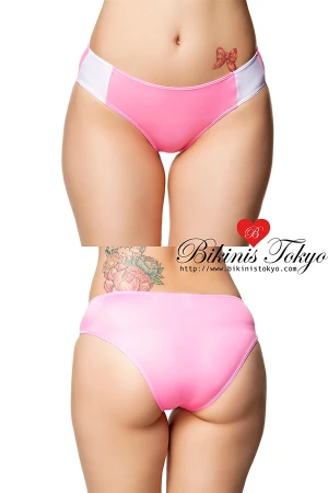 【ユニセックス】太ラインショーツ・ピンク