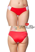 【ユニセックス】太ラインショーツ・レッド|パンティ・ショーツ|下着・ランジェリー