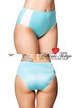 【ユニセックス】太ラインハイウエストショーツ・ベビーブルー|パンティ・ショーツ|下着・ランジェリー