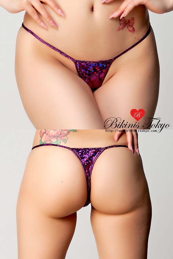 ミニTバックショーツ・パープル