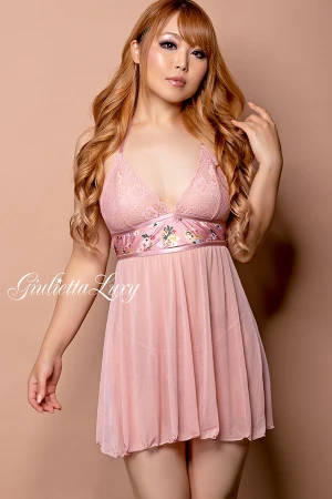 小花柄ポイントベビードール