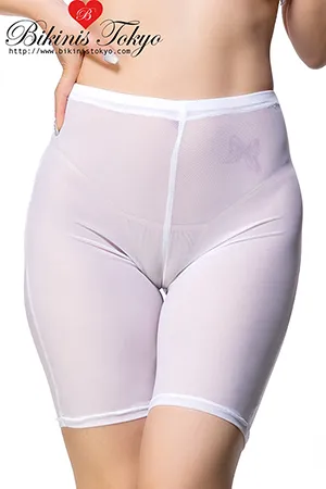 ハーフレギンス ・ホワイトメッシュ