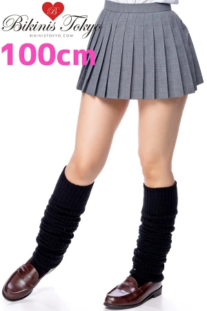 ルーズソックス・ブラック100cm