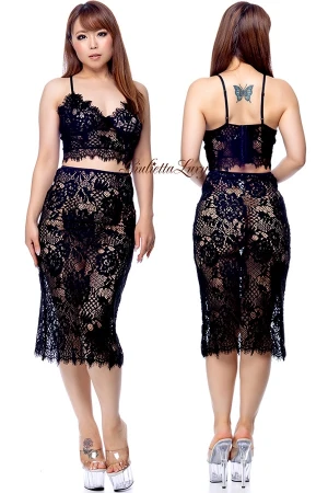 ブラレットスカートセット