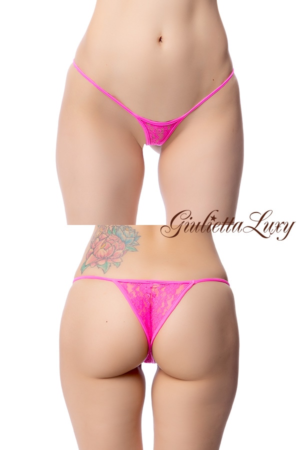 柔らかバインダーレースハーフショーツ・ピンク