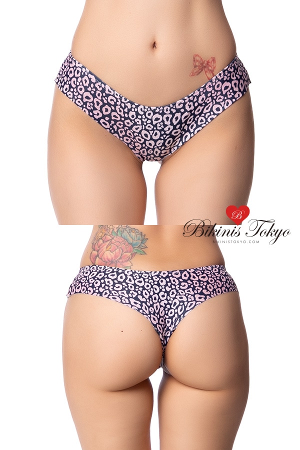 ネイビーピンクのTバックショーツ