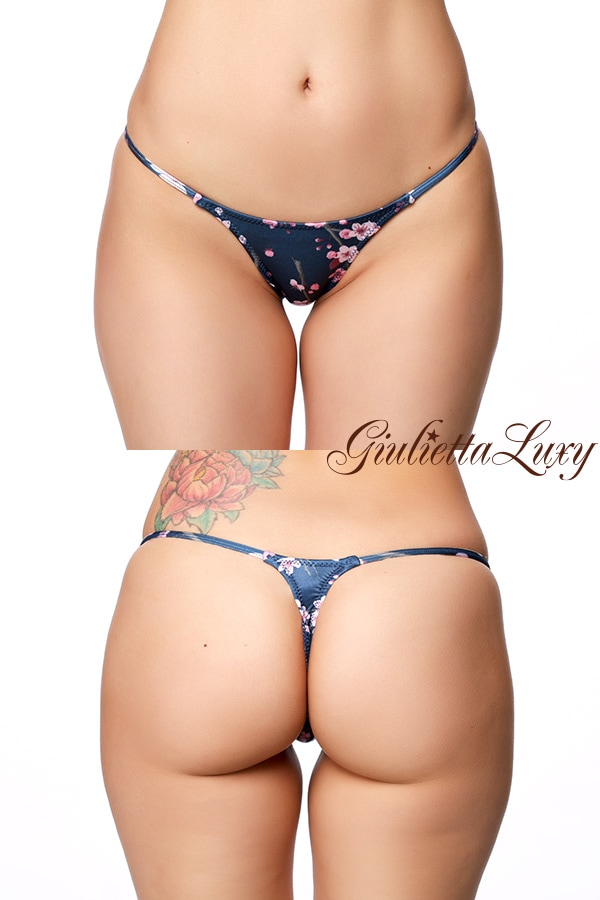 柄Tバックショーツ・桜