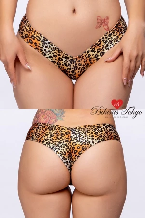 【BikinisTokyoオリジナル】マイクロヒップハングボトム・レオパード