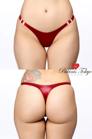 サイド細めTバックブルマショーツ・エンジ