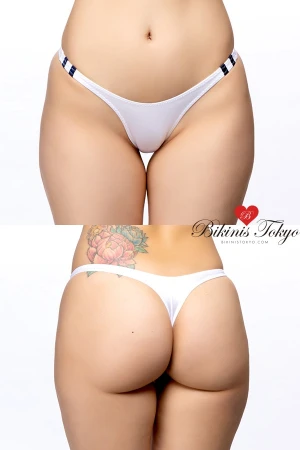 サイド細めTバックブルマショーツ・ホワイト