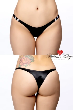 サイド細めリオバックブルマショーツ・ブラック