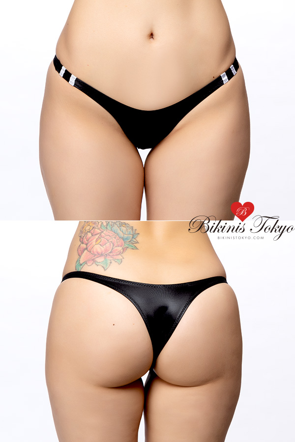 サイド細めリオバックブルマショーツ・ブラック