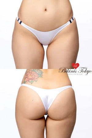 サイド細めリオバックブルマショーツ・ホワイト