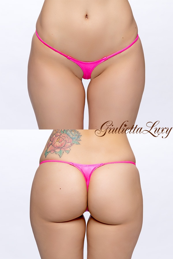 ハギなしティアドロップTバックショーツ・ピンク