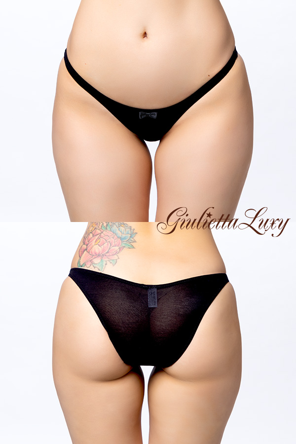 【ユニセックス】ヨリセル素材ローライズショーツ ・ブラック