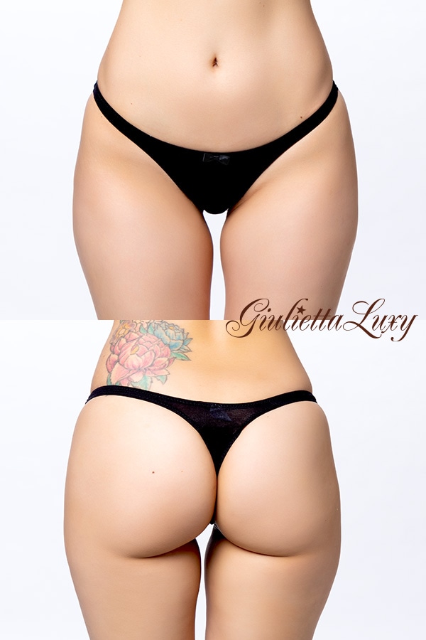 【ユニセックス】ヨリセル素材Tバックショーツ・ブラック