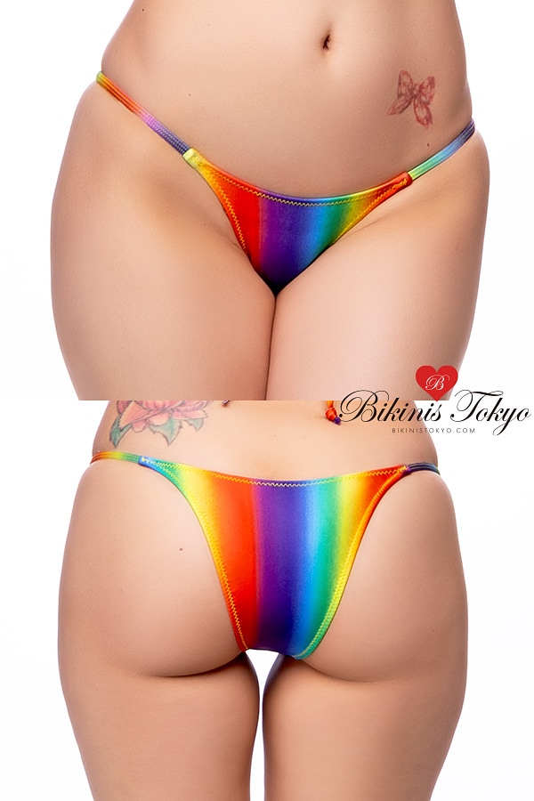 パターンハーフバックショーツ・レインボー