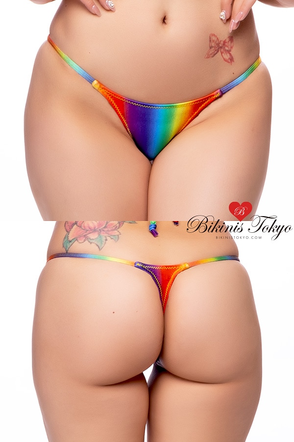 パターンTバックショーツ・レインボー