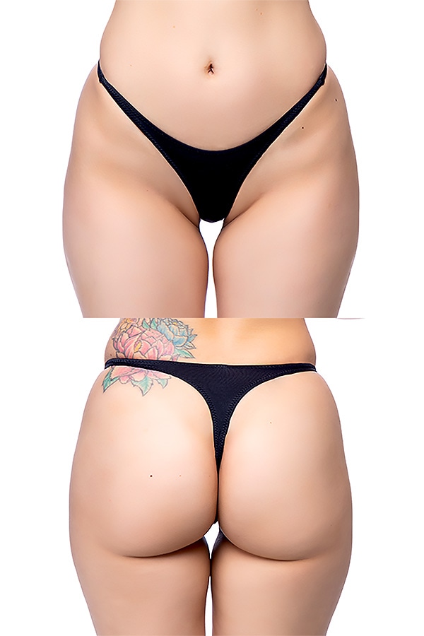 透けハイレグTバックショーツ ・ブラック