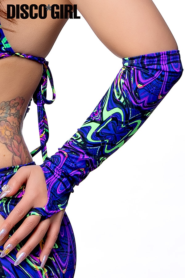 [BL商品対応]ロンググローブ・エレクトリカルブルー