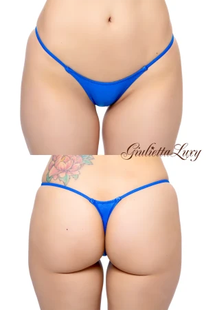 ローライズTバックショーツ・ブルー